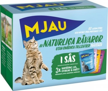 Mjau Biter i saus 12x85g